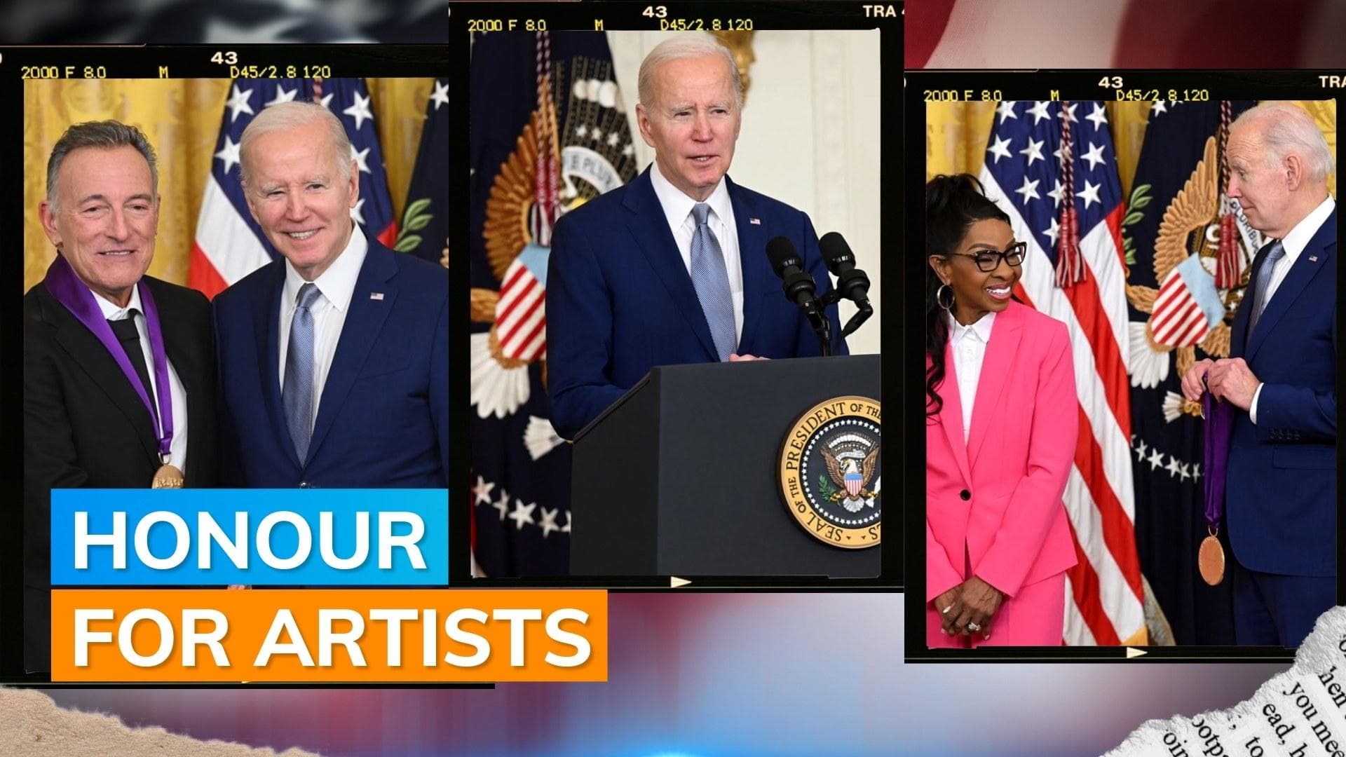 Bruce Springsteen, Mindy Kaling, and Julia Louis-Dreyfus honoured by US President Joe Biden