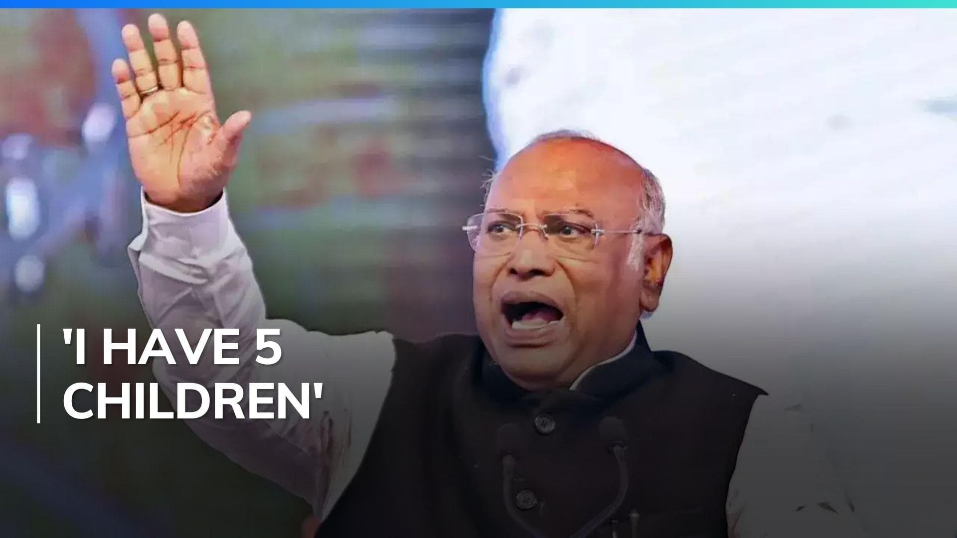 Kharge hits out at PM Modi for suggesting Muslims have more children