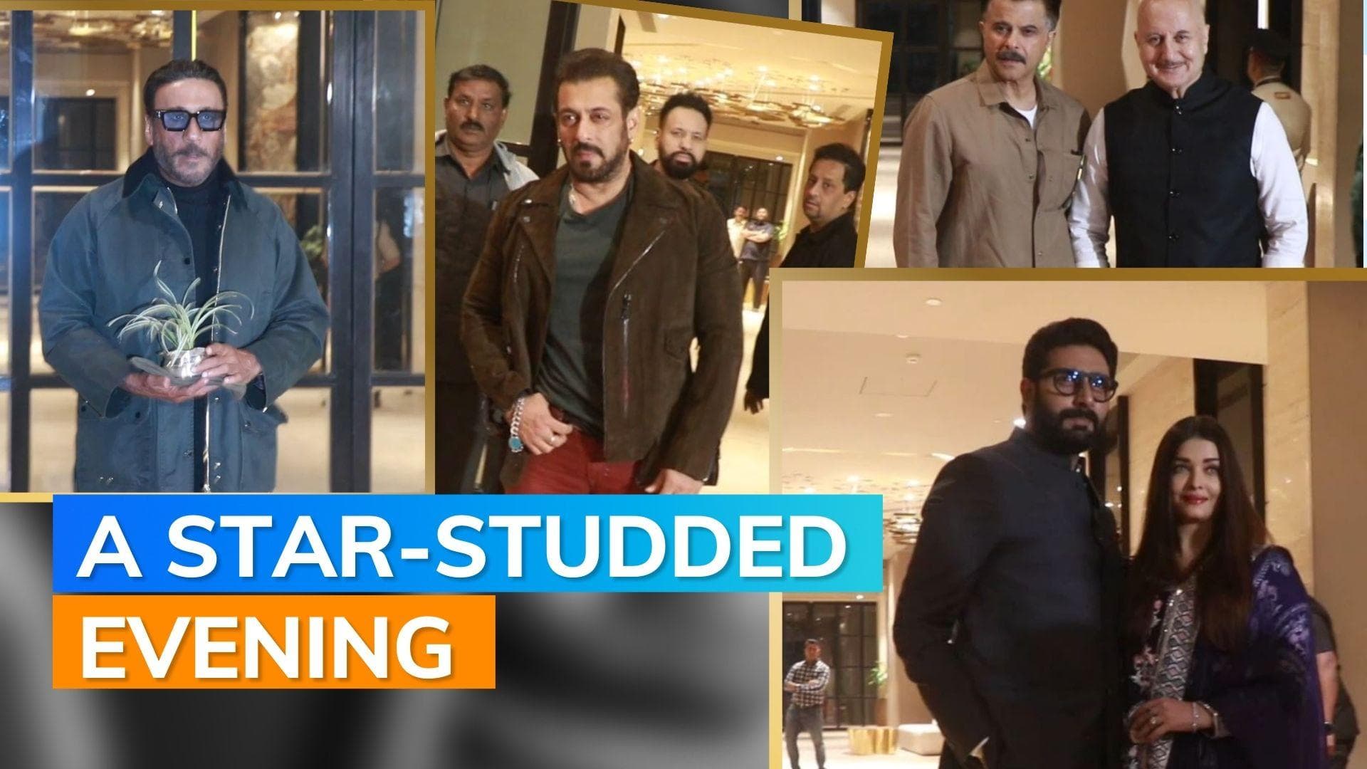 Salman Khan, Aishwarya Rai Bachchan, Abhishek Bachchan, others attend Subhash Ghai's birthday bash