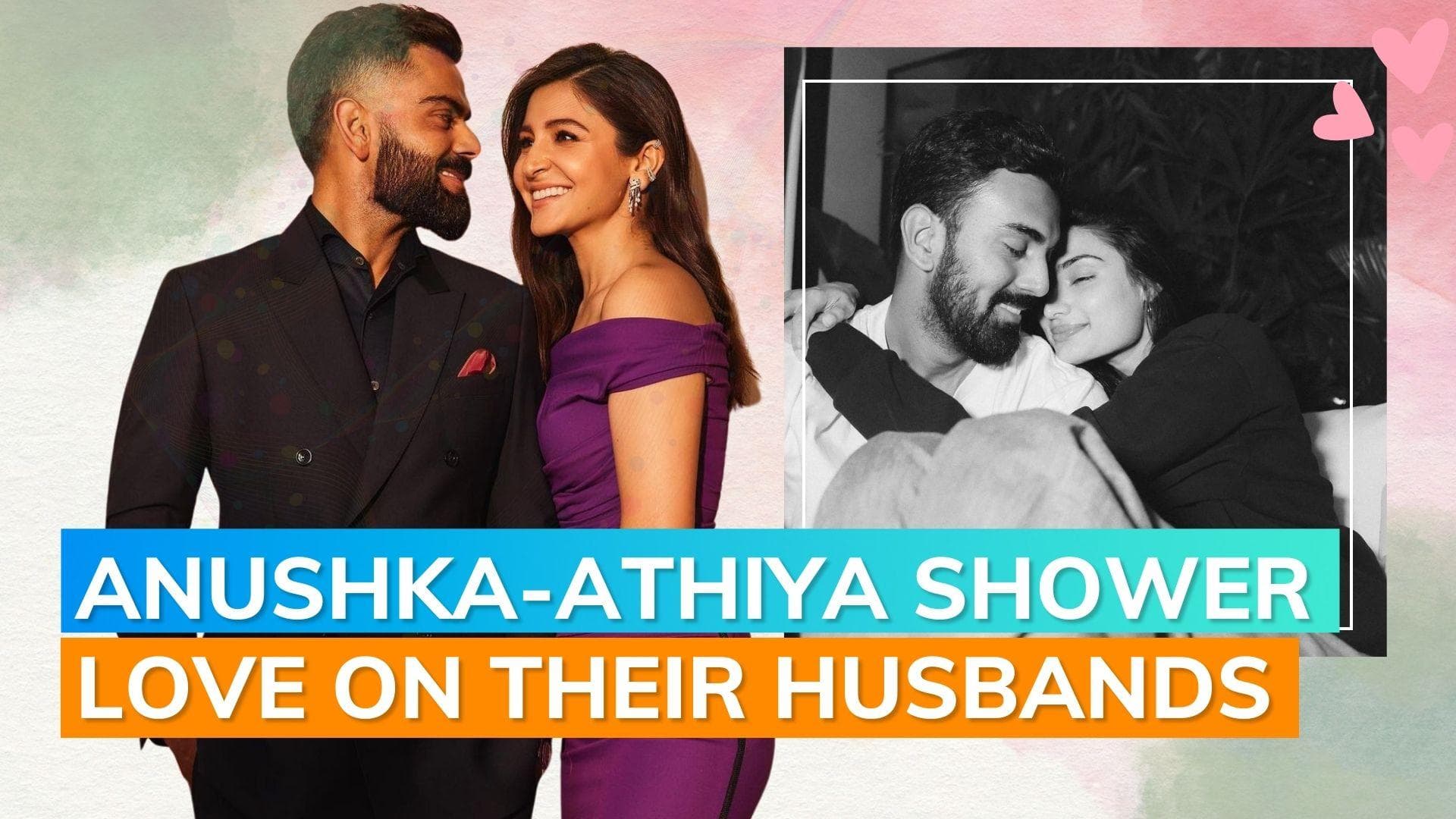 Anushka Sharma, Athiya Shetty cheer for their men as they score centuries in India Vs Pakistan match