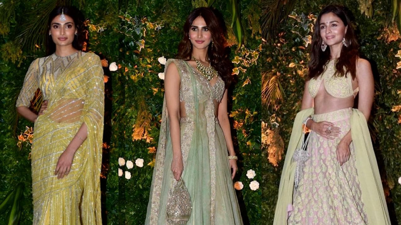 Alia Bhatt, Athiya Shetty, Vaani Kapoor shake a leg at Anushka Ranjan’s sangeet