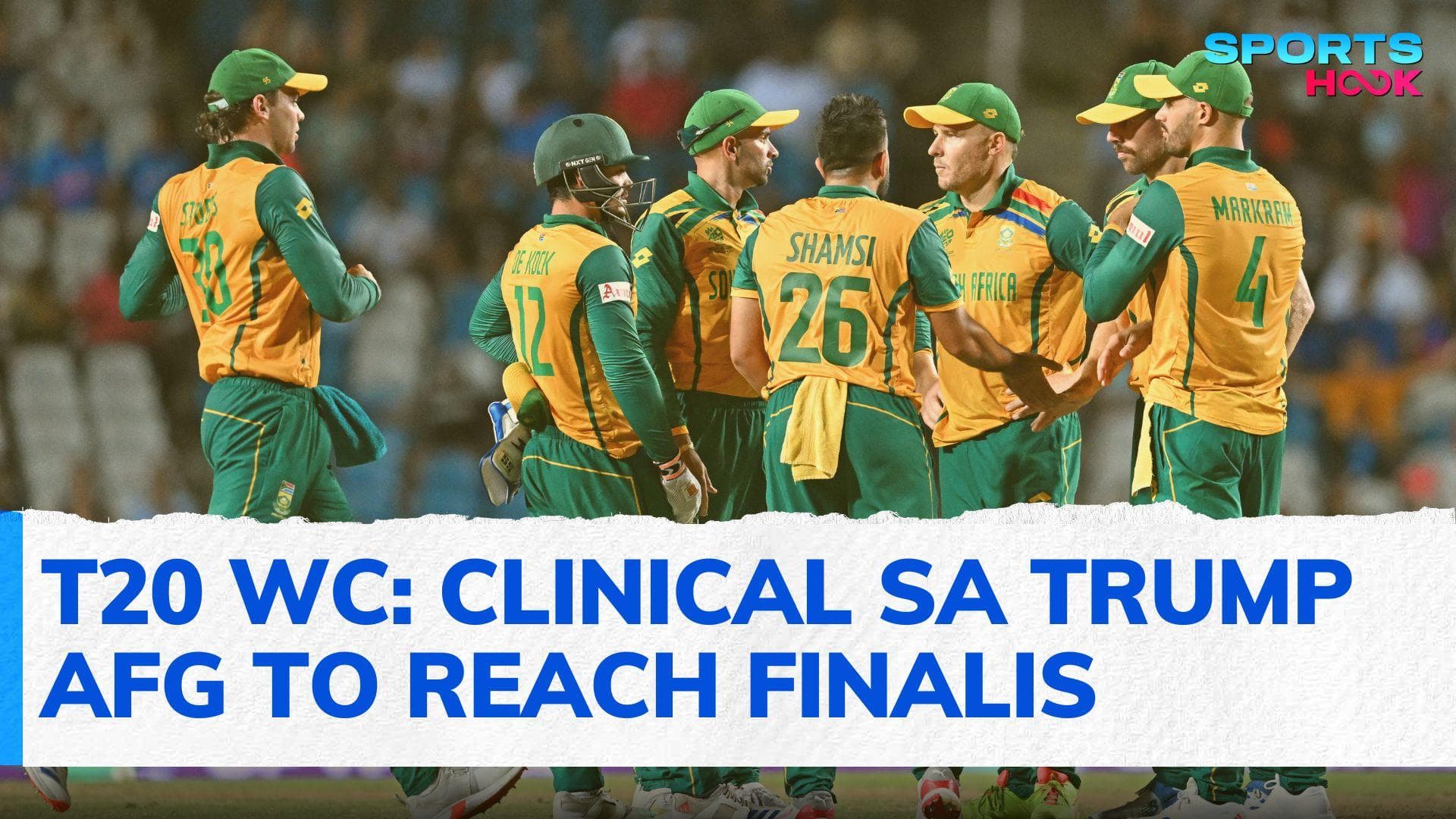 T20 World Cup highlights: South Africa qualify for maiden final with 9-wicket win over Afghanistan