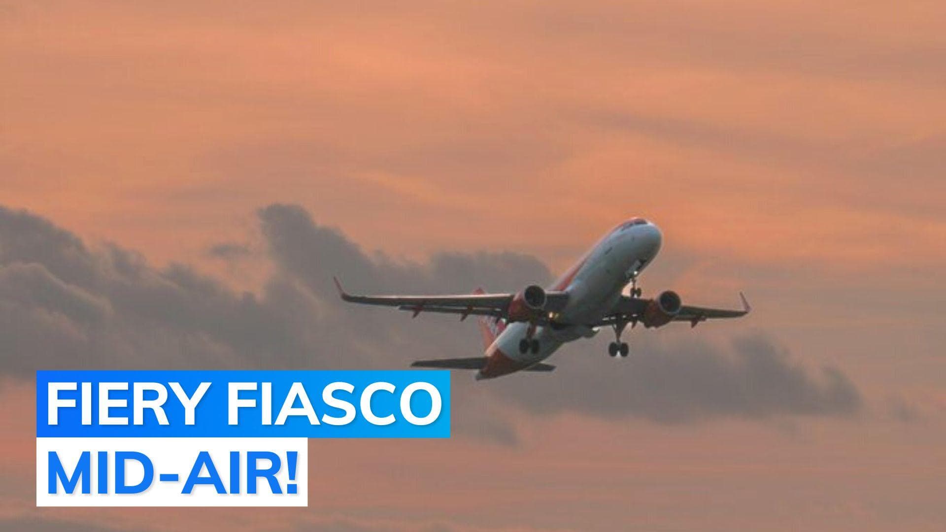 Flyer puts out blaze with bare hands after 'e-cigarette' explodes on flight