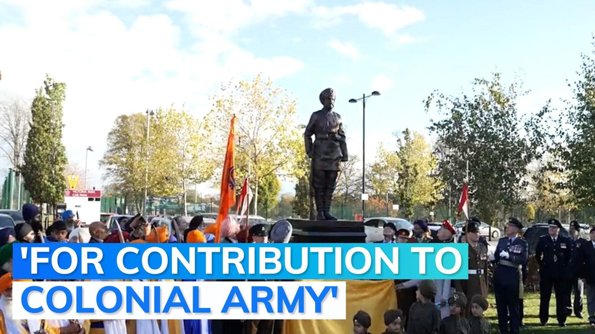 UK unveils Sikh soldier's statue to honour services during WW1