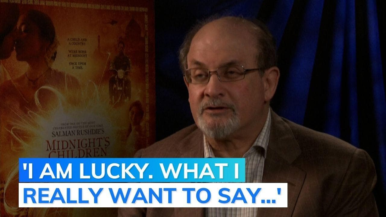  Salman Rushdie speaks on surviving 'colossal attack' in New York