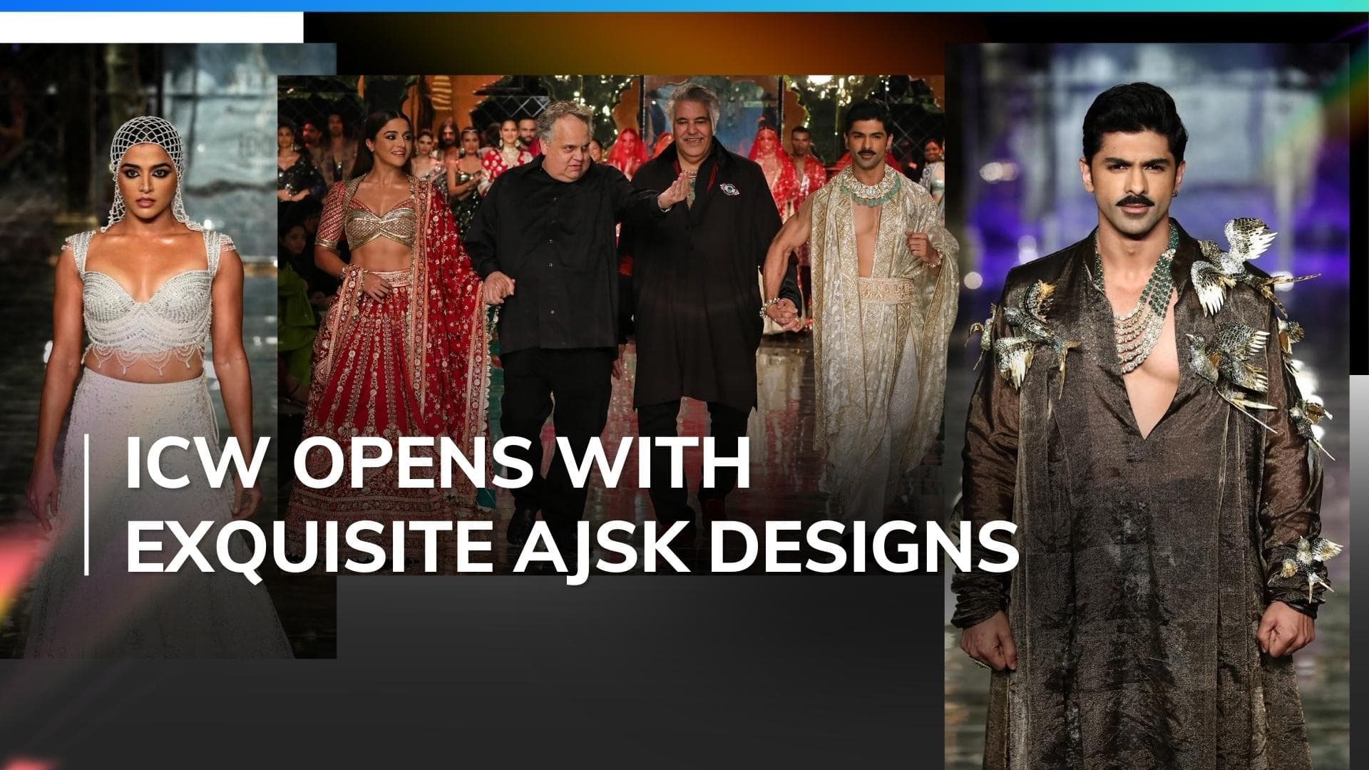 India Couture Week 2024: Wamiqa Gabbi and Taha Shah grace the show for Abu Jani and Sandeep Khosla