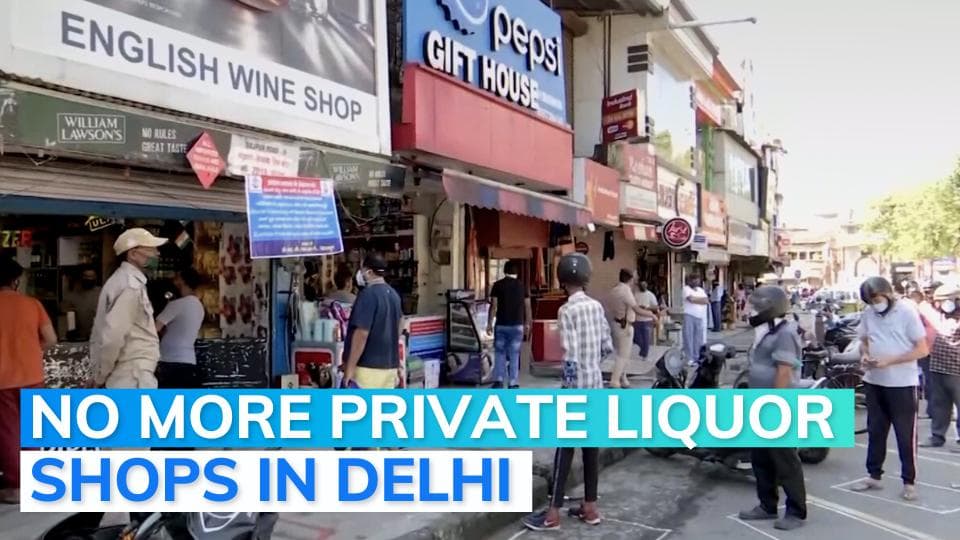 Delhi pvt liquor shops to close from Thursday, 300 govt vends to take over retail sale