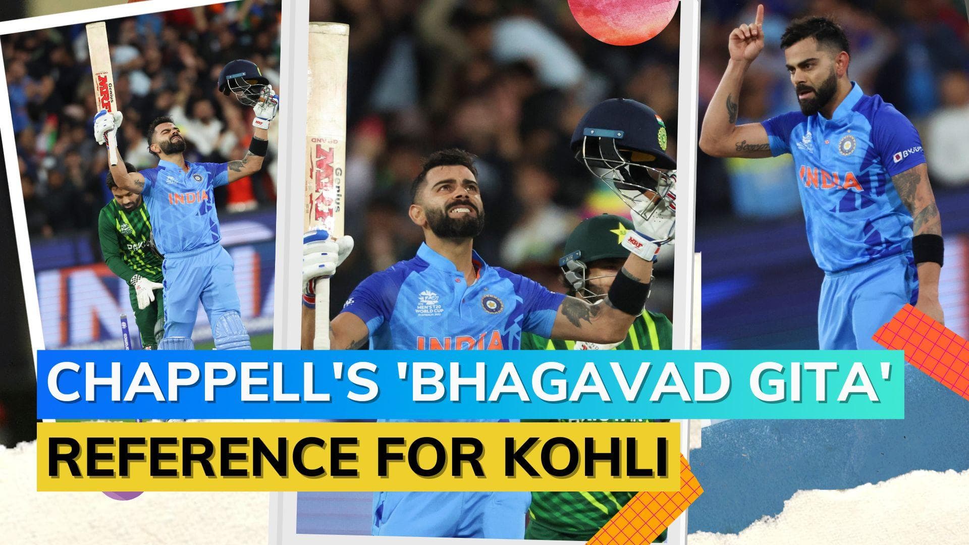 T20 World Cup 2022: Virat Kohli’s innings against Pakistan was a ‘Song by God’ - Greg Chappell