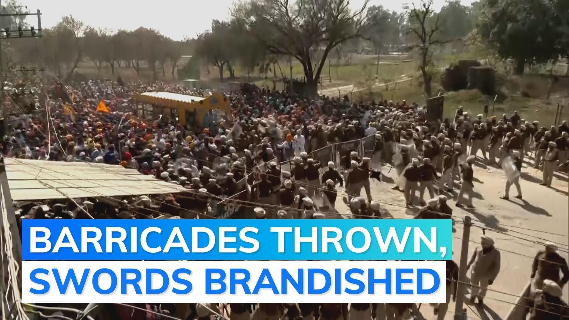 Khalistani leader Amritpal Singh's supporters clash with police in Amritsar