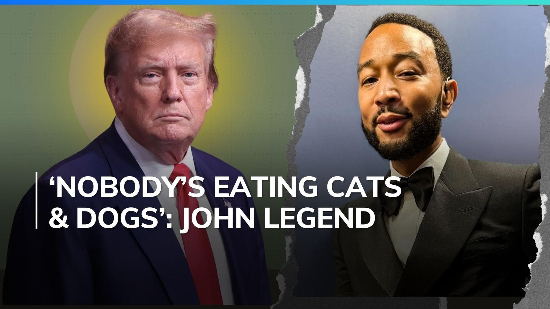 John Legend hits back at Trump for ‘immigrants eating cats and dogs’ claim 