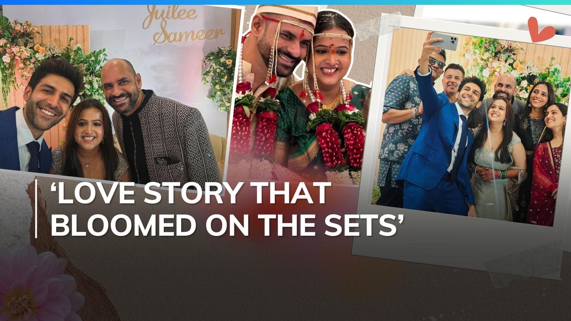 Kartik Aaryan attends ‘Satyaprem Ki Katha’ director Sameer Vidwans & Juilee Sonalkar’s wedding; see pics