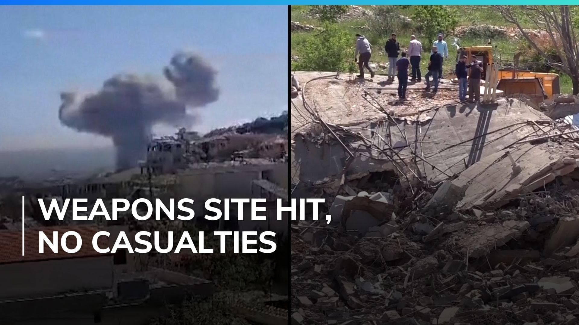 Israel strikes Hezbollah site in east Lebanon