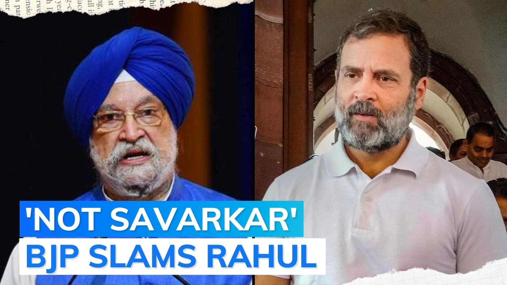 'Ass running horse's race': Union Minister Hardeep Puri on Rahul Gandhi