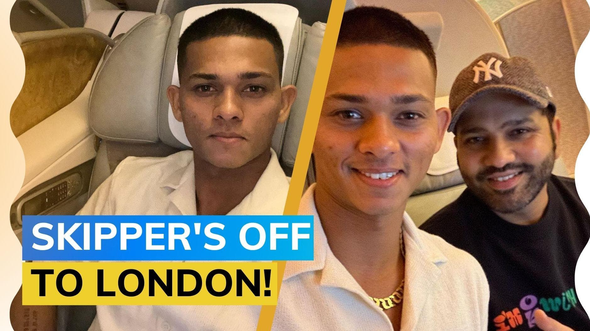 WTC Final 2023: Rohit Sharma & Yashasvi Jaiswal depart for London