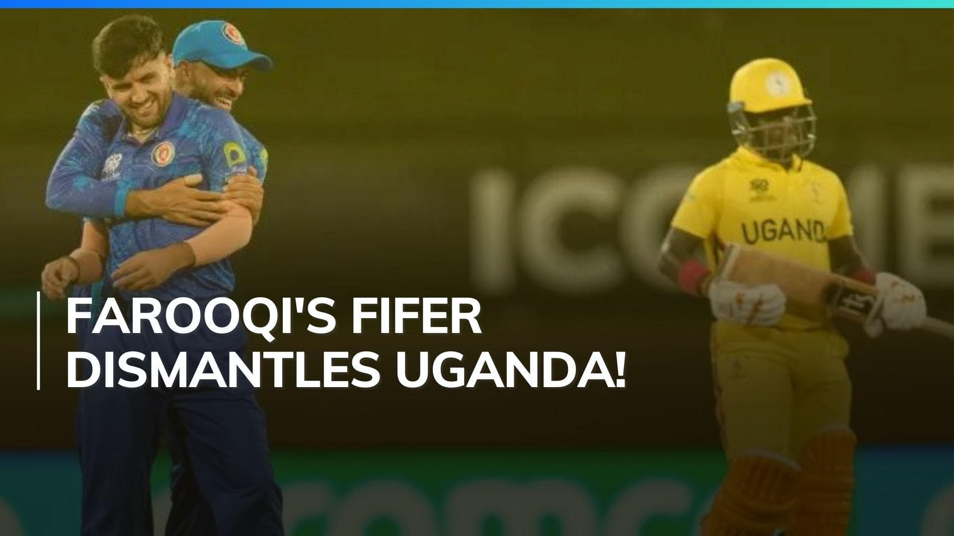 Watch: Afghanistan trounce Uganda by 125 runs for winning start in T20 World Cup