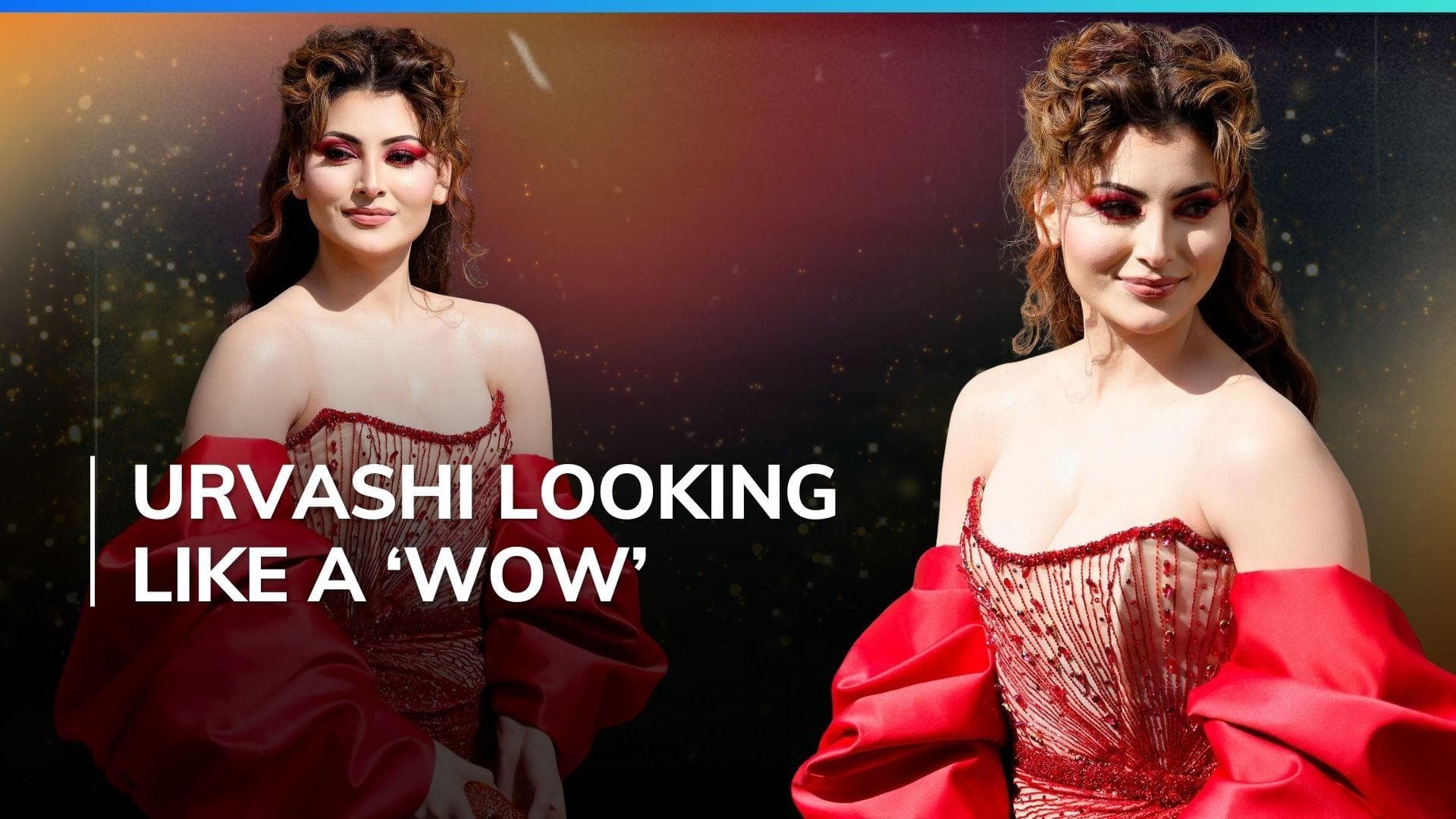 Urvashi Rautela walks Cannes red carpet in shimmery off-shoulder dress, gives off Disney princess vibes