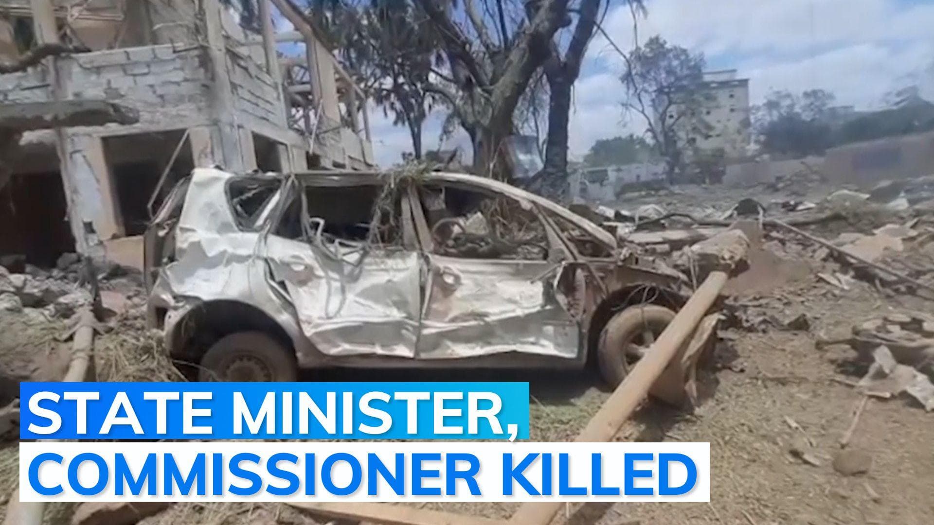 Somalia car bombings: officials among nine dead