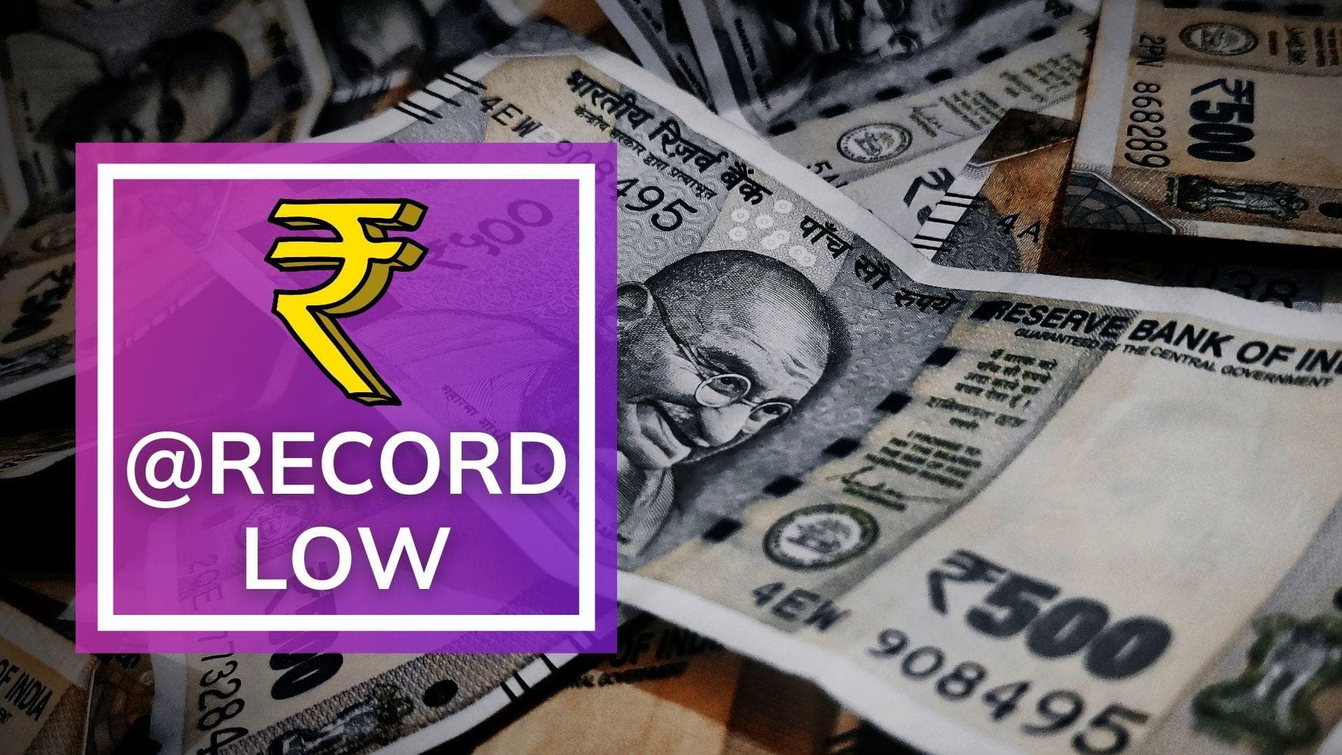 Rupee at record low, Markets sink further: FIIs flee Indian markets for 7 straight months