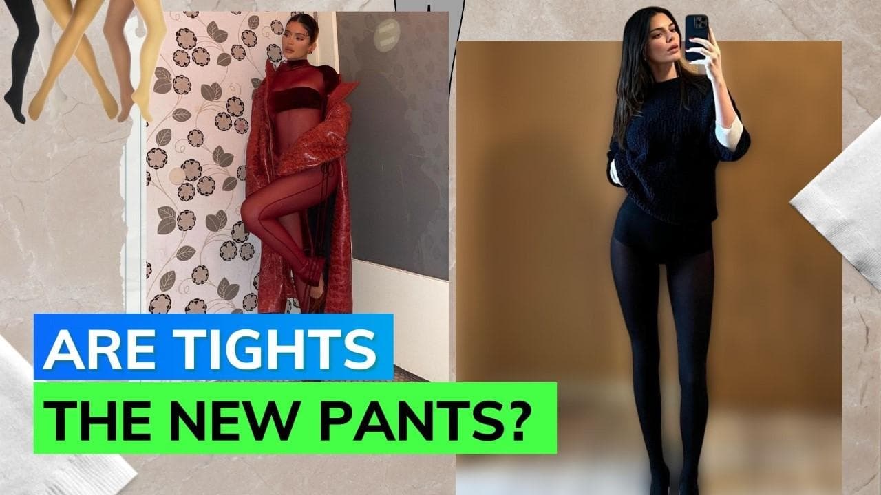 Are tights and shorts the new pants for this winter season? These celebs are clearly onto it