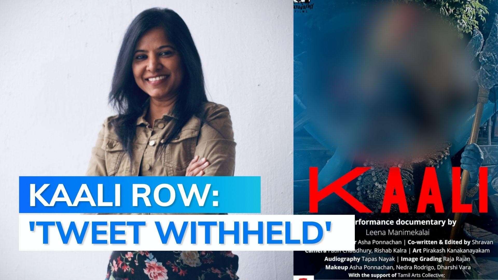 Twitter takes down 'Kaali' director's post containing the film's poster