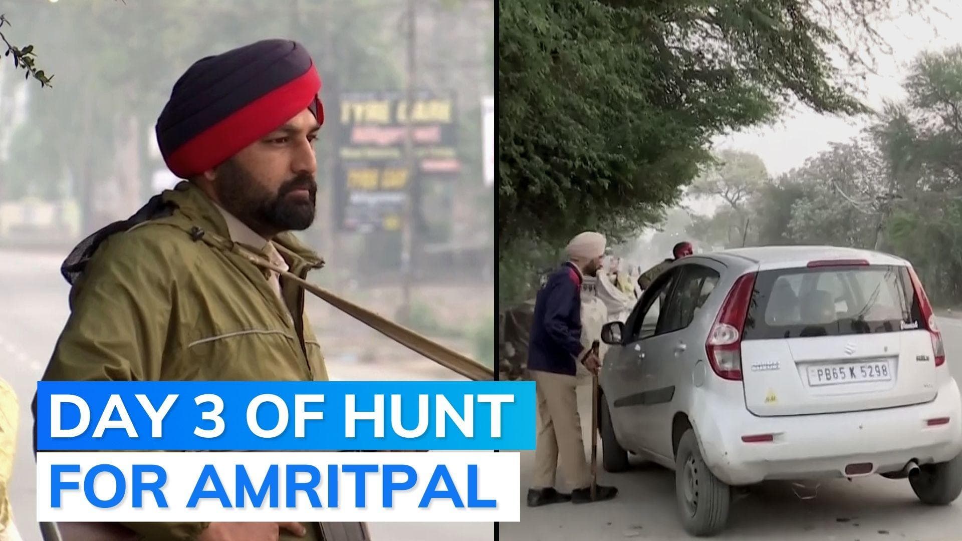 Amritpal Singh's uncle, driver surrender before police amid search for Khalistan preacher