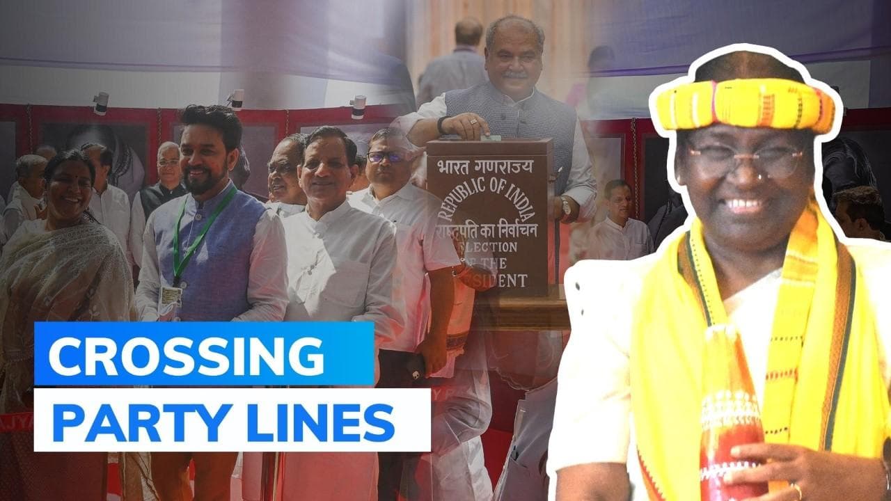 Presidential polls: NCP, Congress MLAs cross-vote in favour of NDA nominee Murmu
