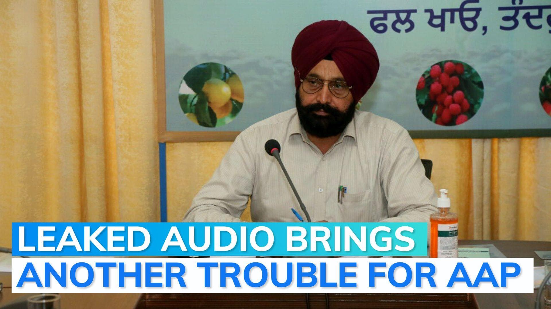 Punjab: AAP minister in trouble after audio clip discussing ways to 'trap' contractors surfaces