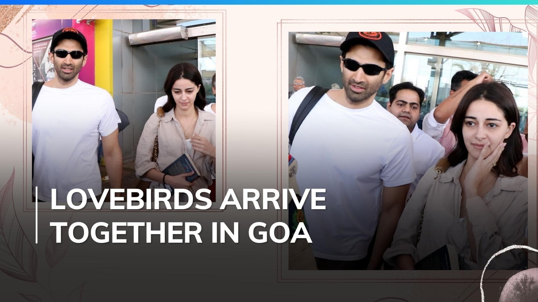 Watch: Aditya Roy Kapur-Ananya Panday reach Goa, Ananya blushes as paps call them ‘hit jodi’ 
