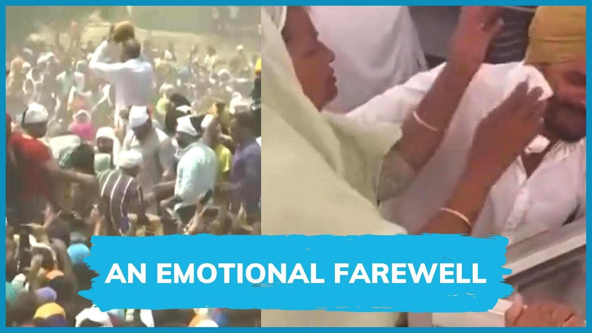 At Sidhu Moose Wala's funeral, an inconsolable father's heart-rending act