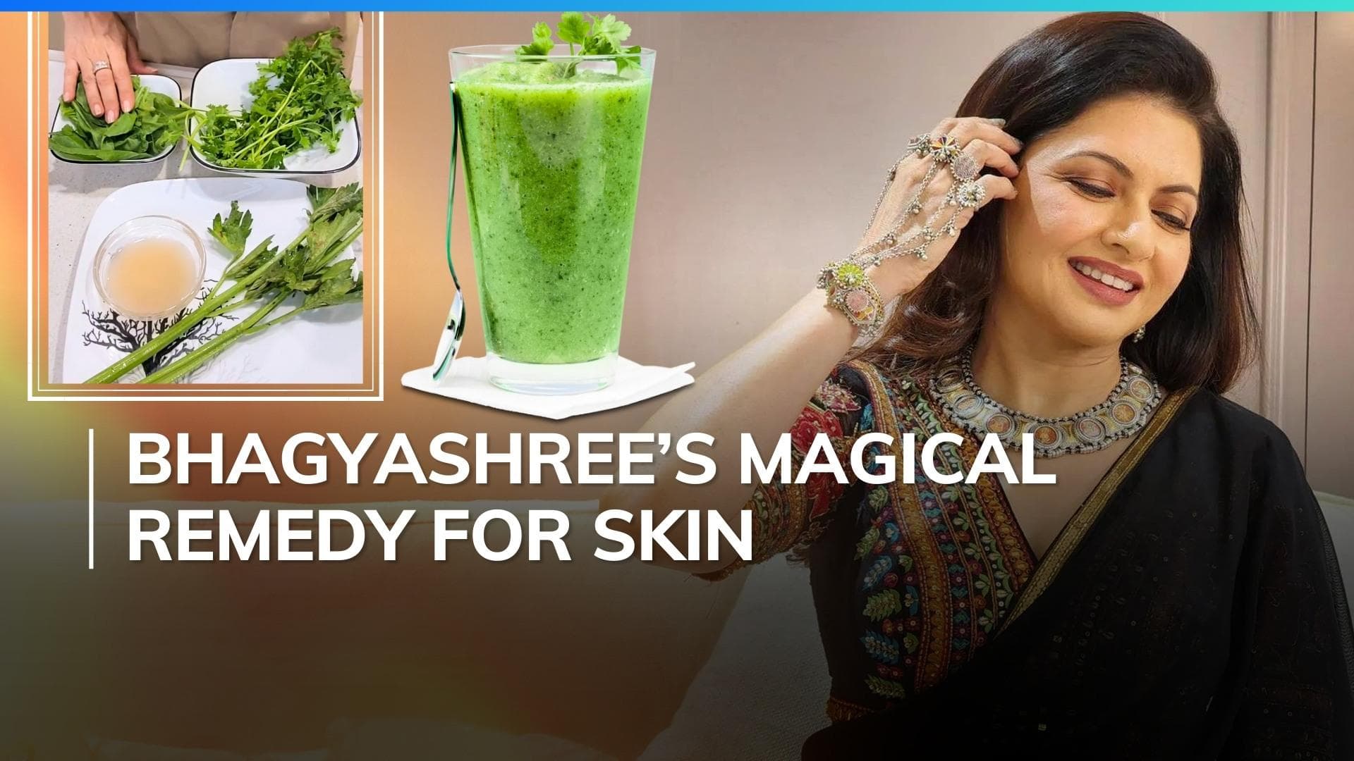 Bhagyashree shares nutrient-packed green juice recipe for glowing and healthy skin, jot down the steps 