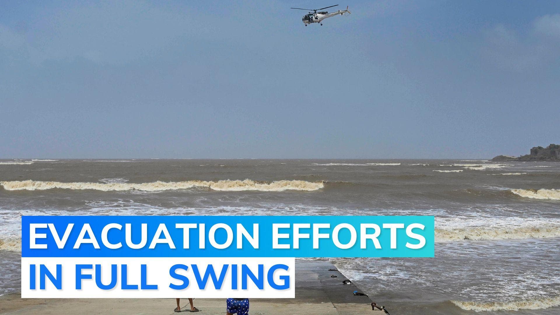 Cyclone Biparjoy: huge waves lash Gujarat coast; over 45,000 people evacuated so far