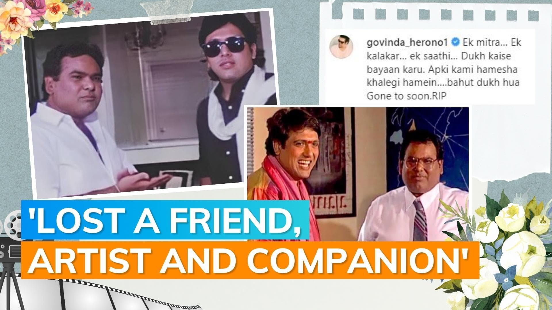 Govinda mourns 'Saajan Chale Sasural' co-star Satish Kaushik's demise, says, ‘You will always be missed’
