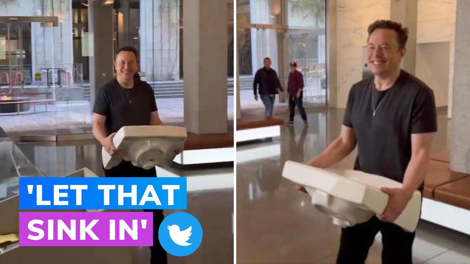 Elon Musk visits Twitter HQ as takeover deadline looms