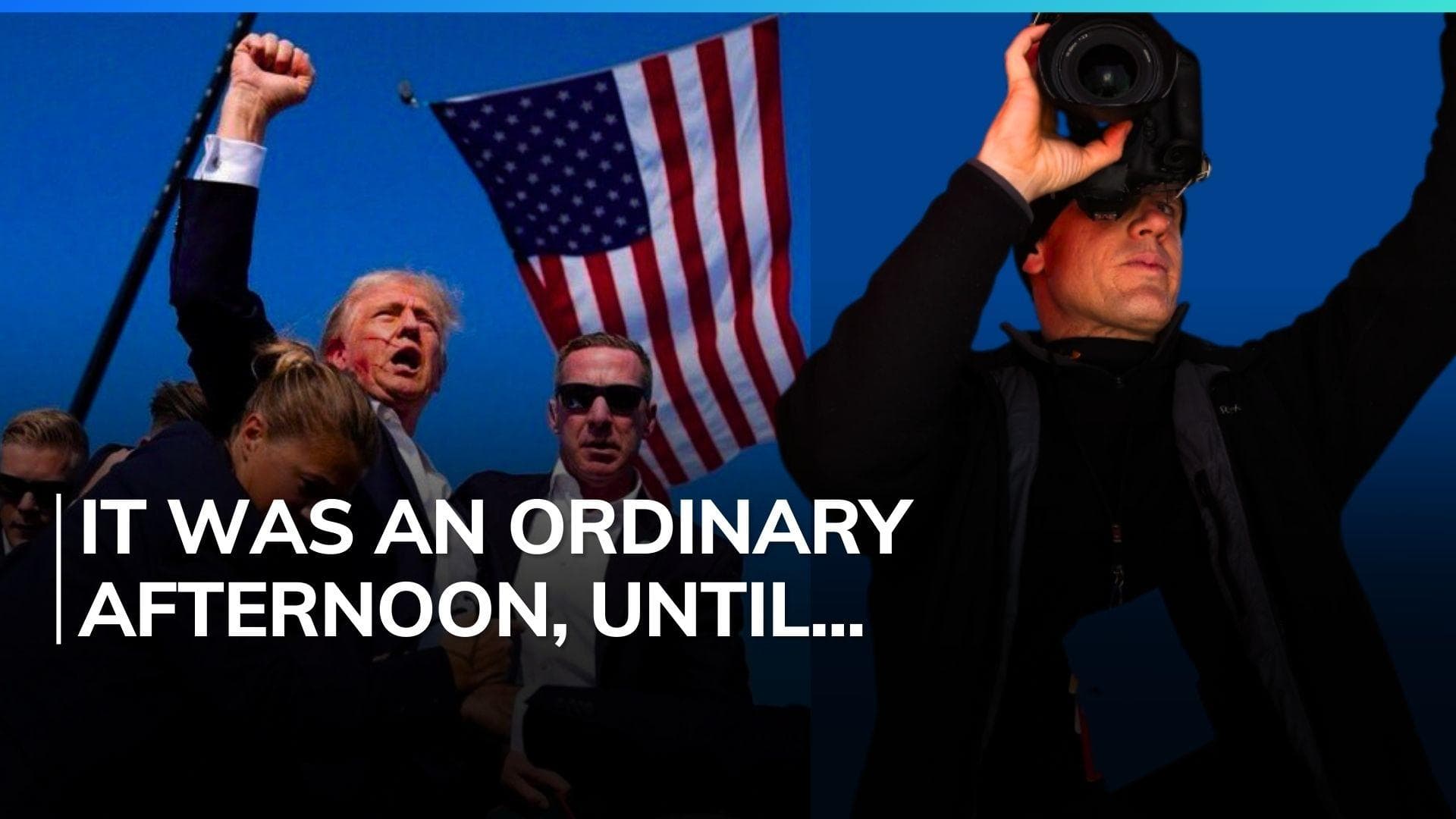 Behind the lens: photographer recounts moment shots fired at Trump rally