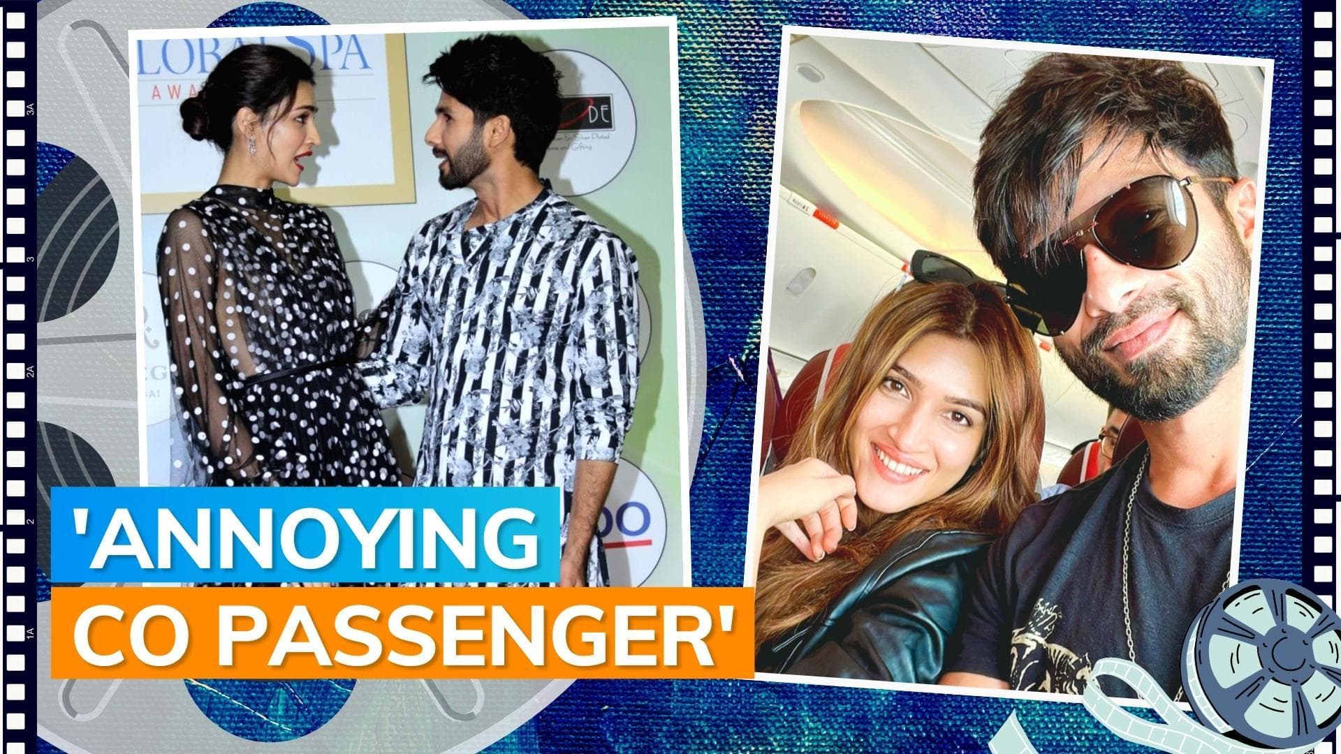 Kriti Sanon shares picture with Shahid Kapoor during flight; says 'My way of wishing a Merry Christmas'