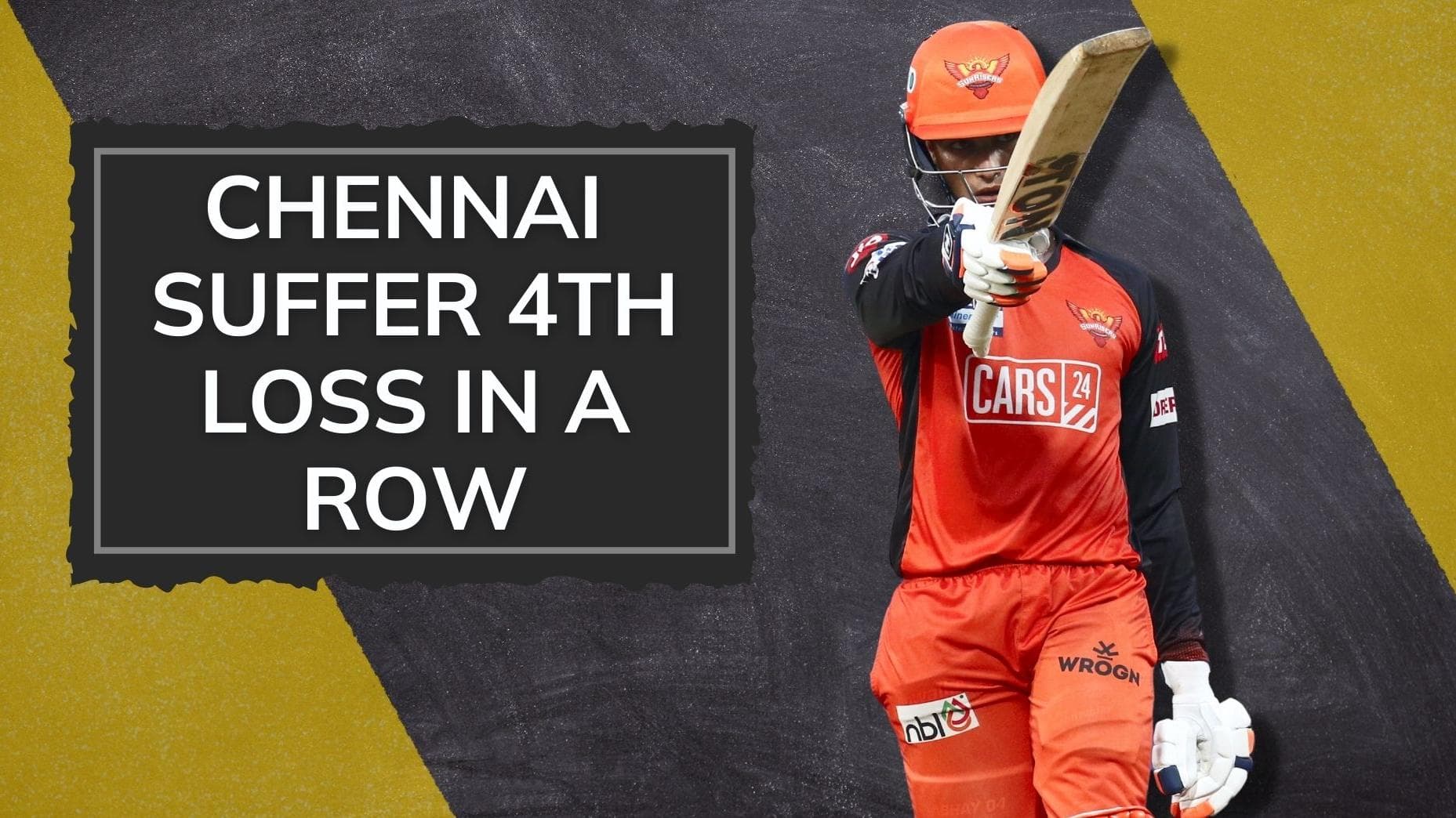 IPL 2022, Match 17, SRH VS CSK: Abhishek Sharma stars as Hyderabad beat Chennai by 8 wickets