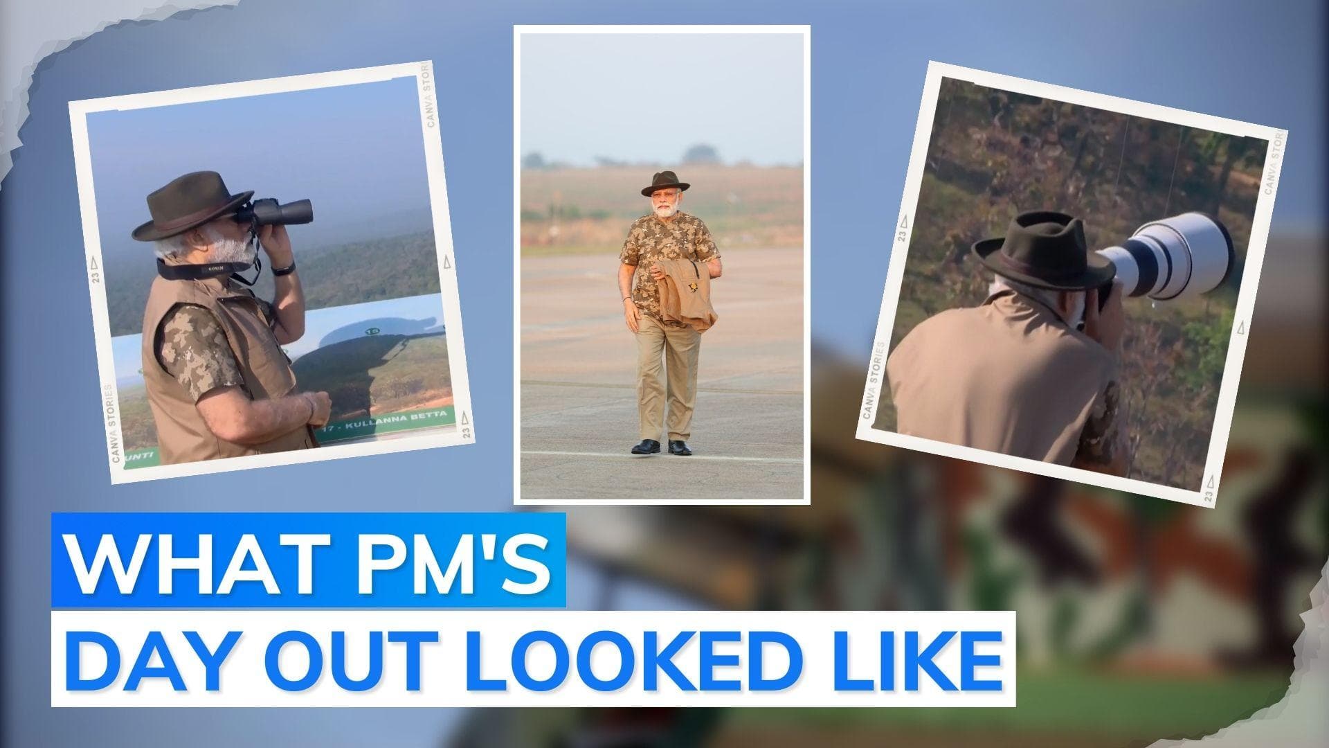 Watch: PM Modi goes on jungle safari at Bandipur Tiger Reserve