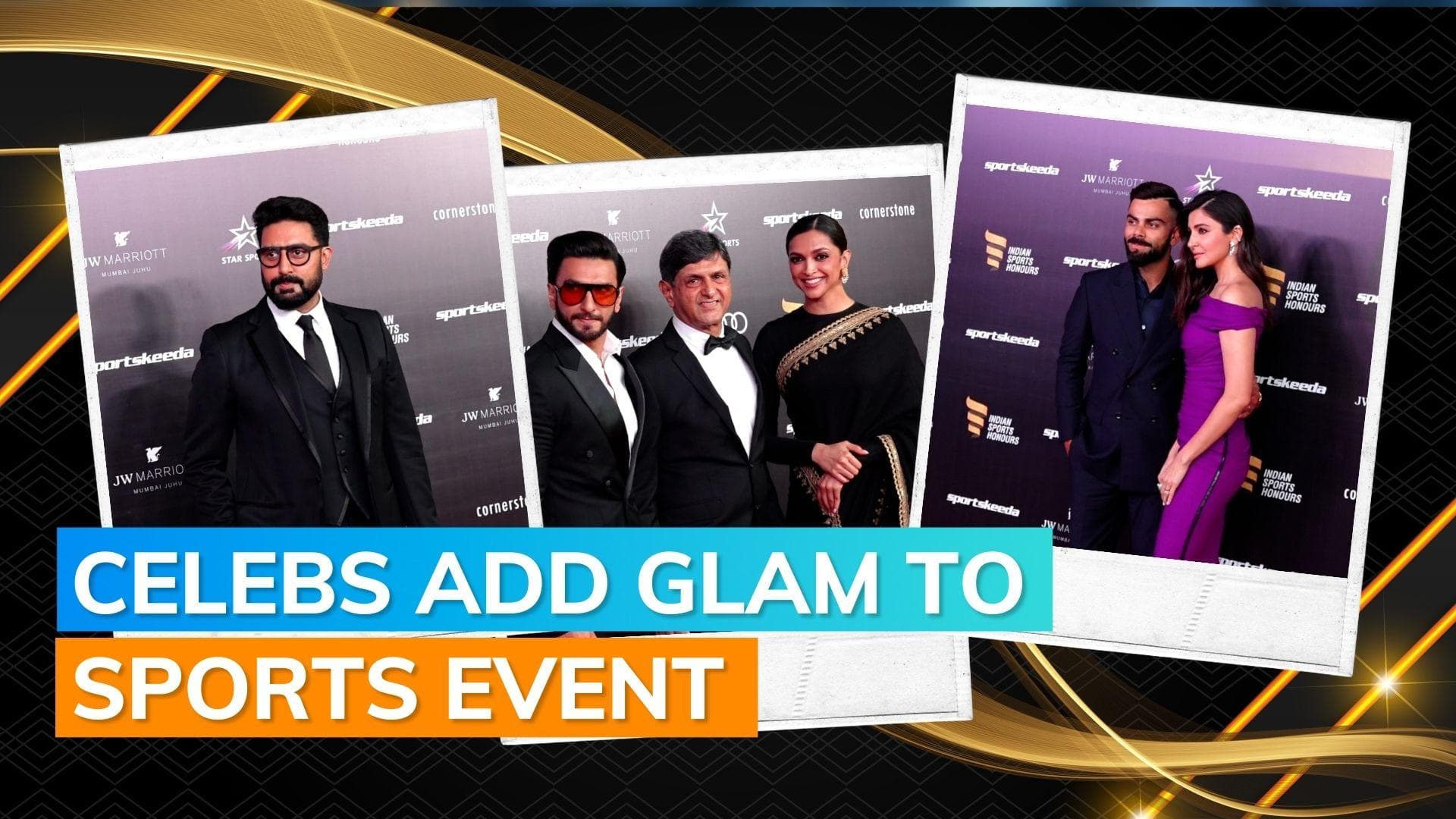 Indian Sports Honour 2023: Deepika Padukone-Ranveer Singh, Virat Kohli-Anushka Sharma walk the red carpet