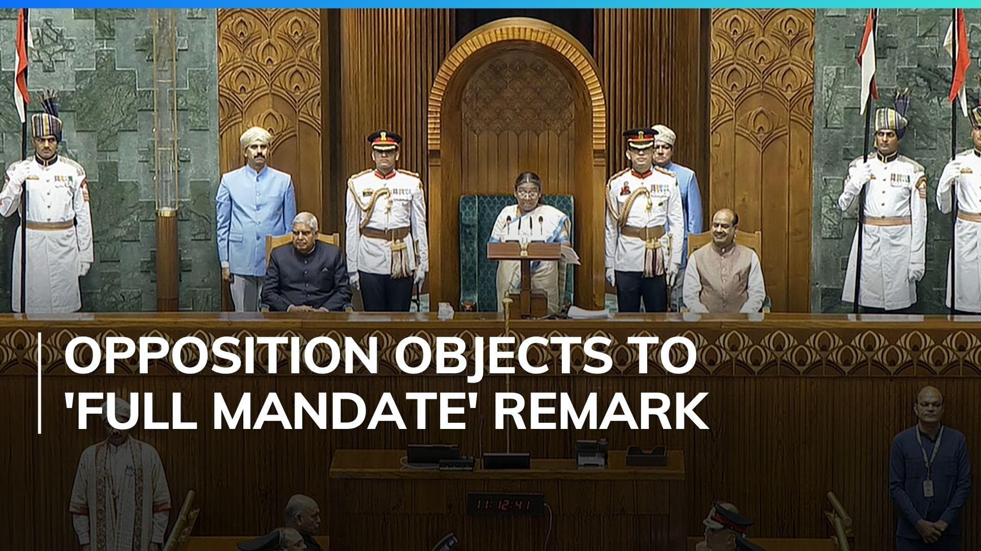 People of India have given clear mandate for third time: President Murmu