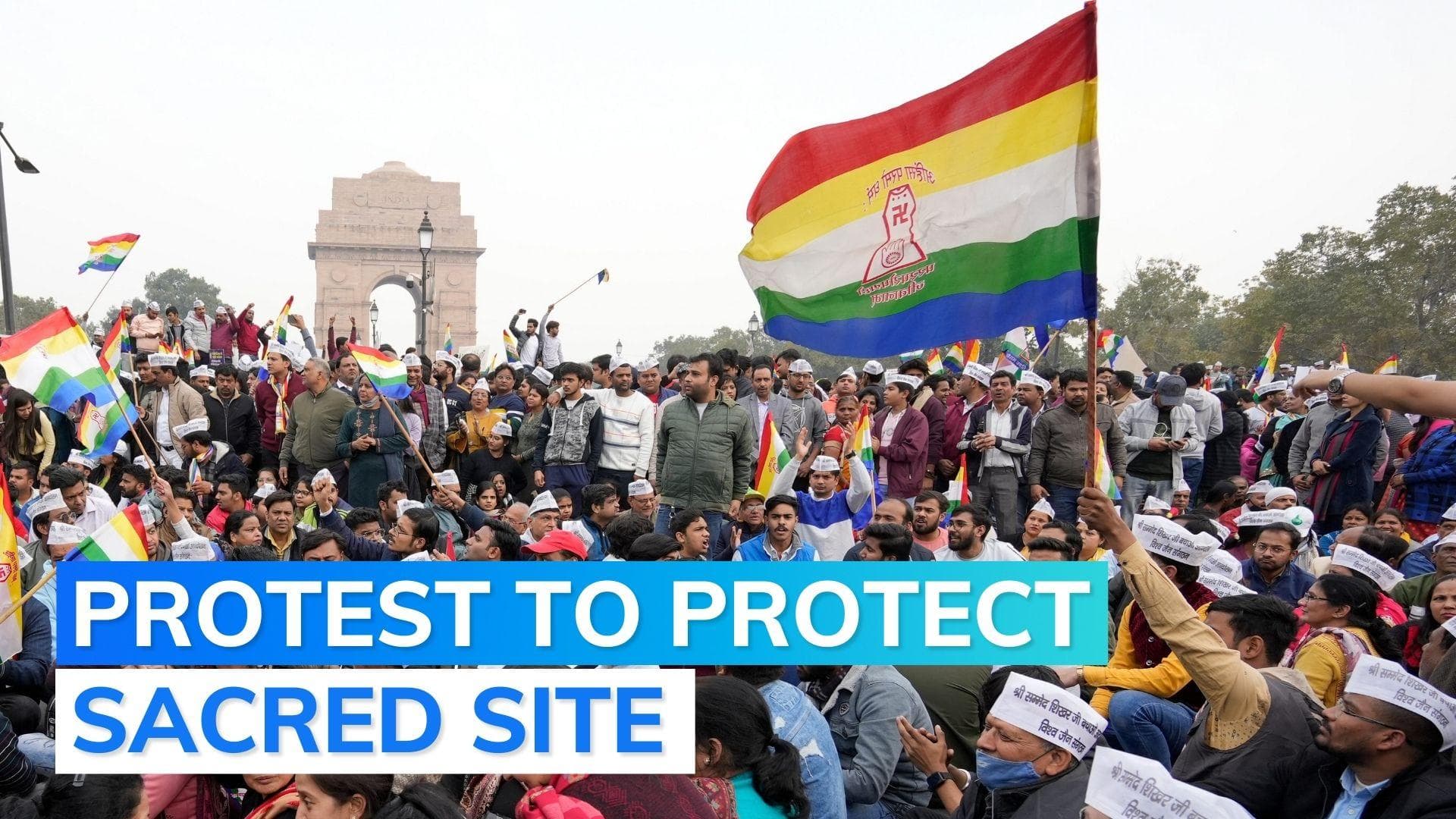 Jains protest in Delhi, Mumbai against decision to turn sacred site into tourist spot