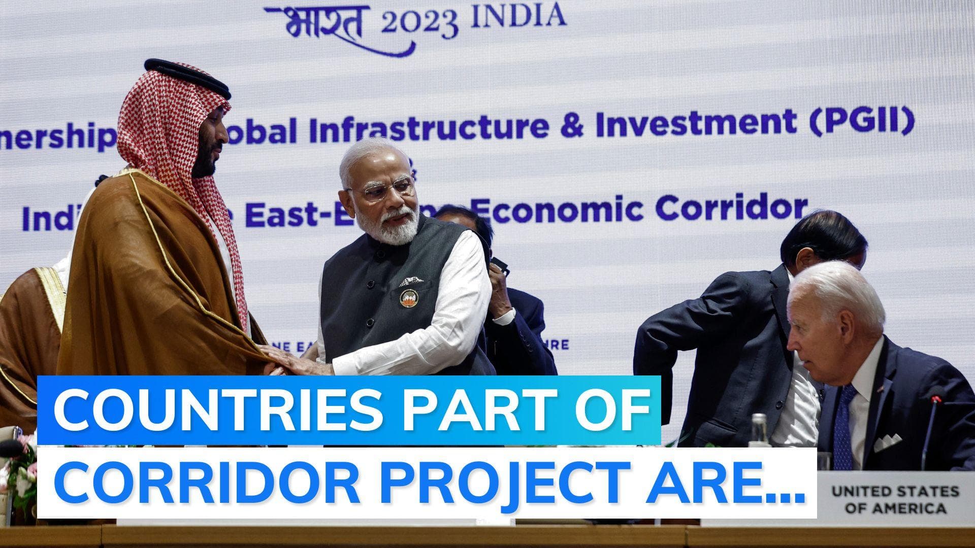Europe-Middle East-India connectivity corridor launched