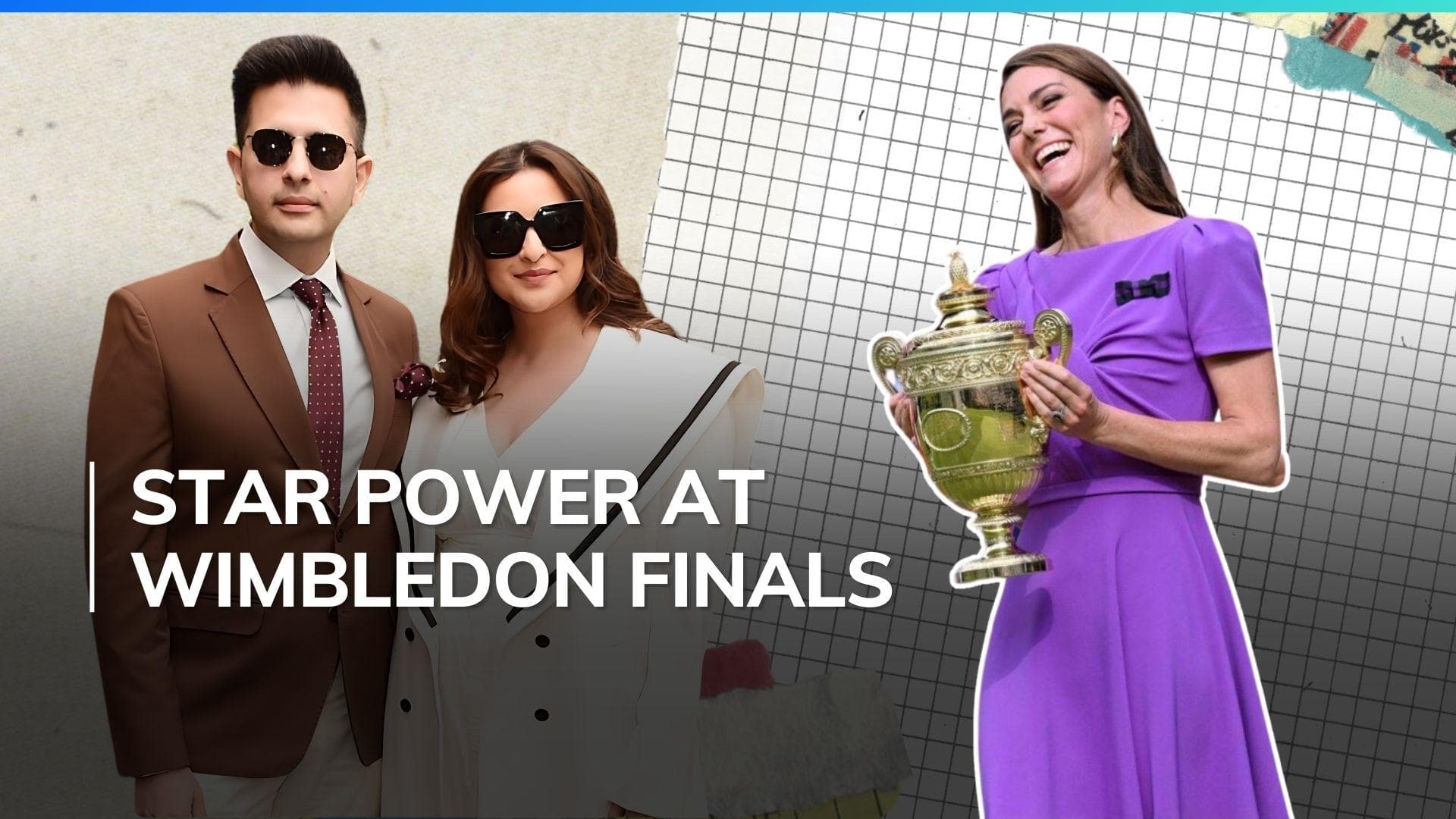 Wimbledon 2024 finals: Kate Middleton gets standing ovation; Parineeti Chopra-Raghav Chadha turn heads