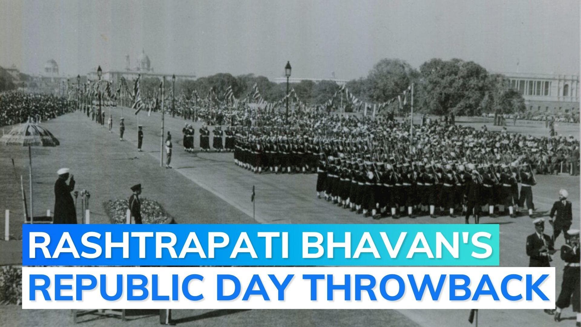 Watch: Rashtrapati Bhavan shares pictures from first Republic Day