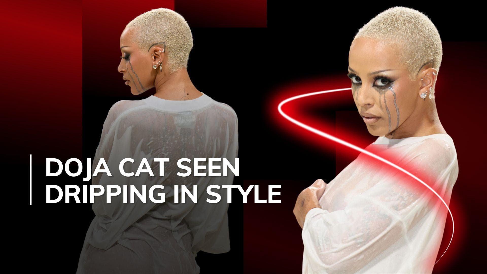 Met Gala 2024: Doja Cat surprises the internet in a wet T-shirt dress and smudged makeup | Watch