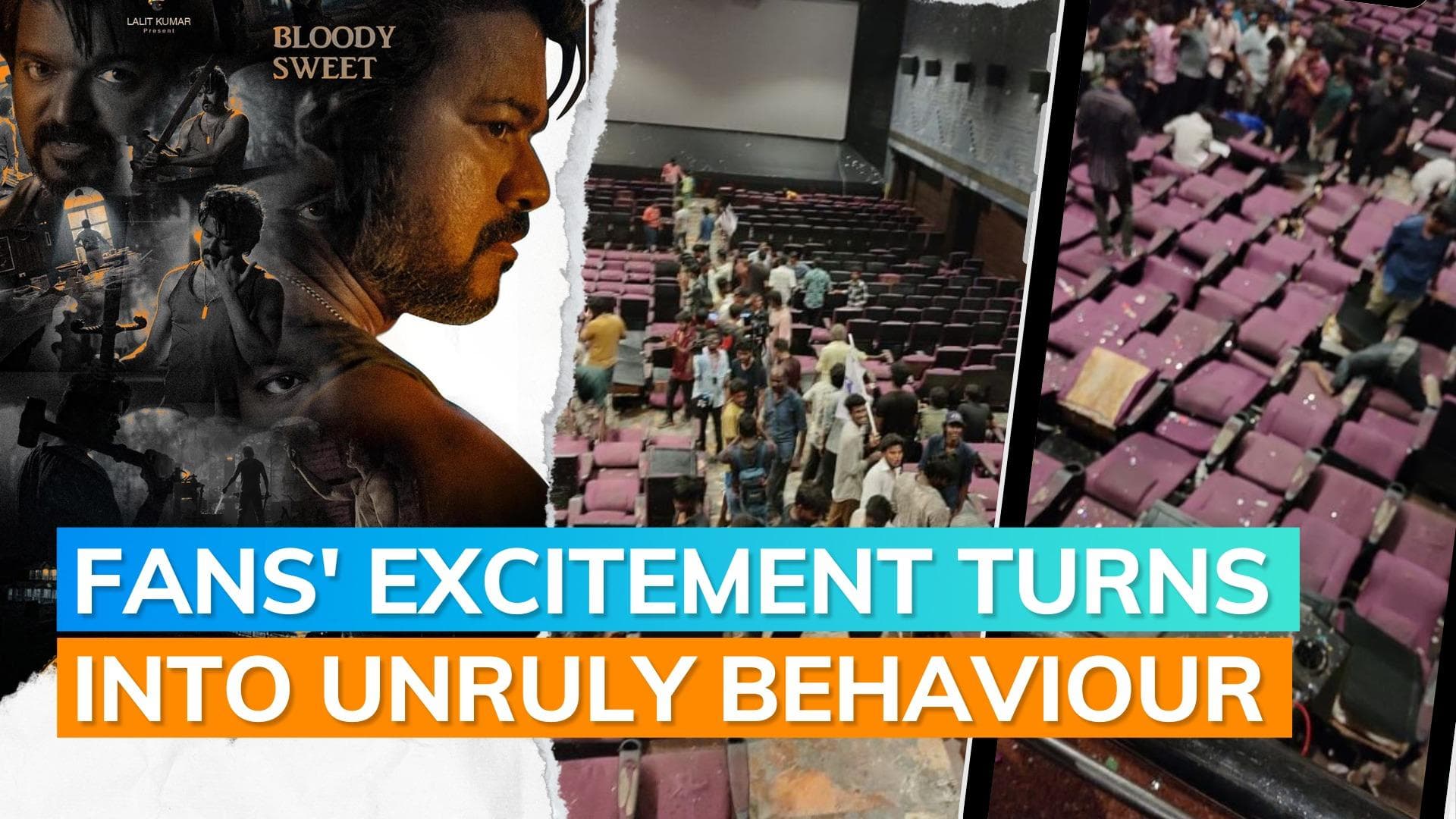 'Leo': Vijay Thalapathy fans vandalise theatre in Chennai during mass trailer screening