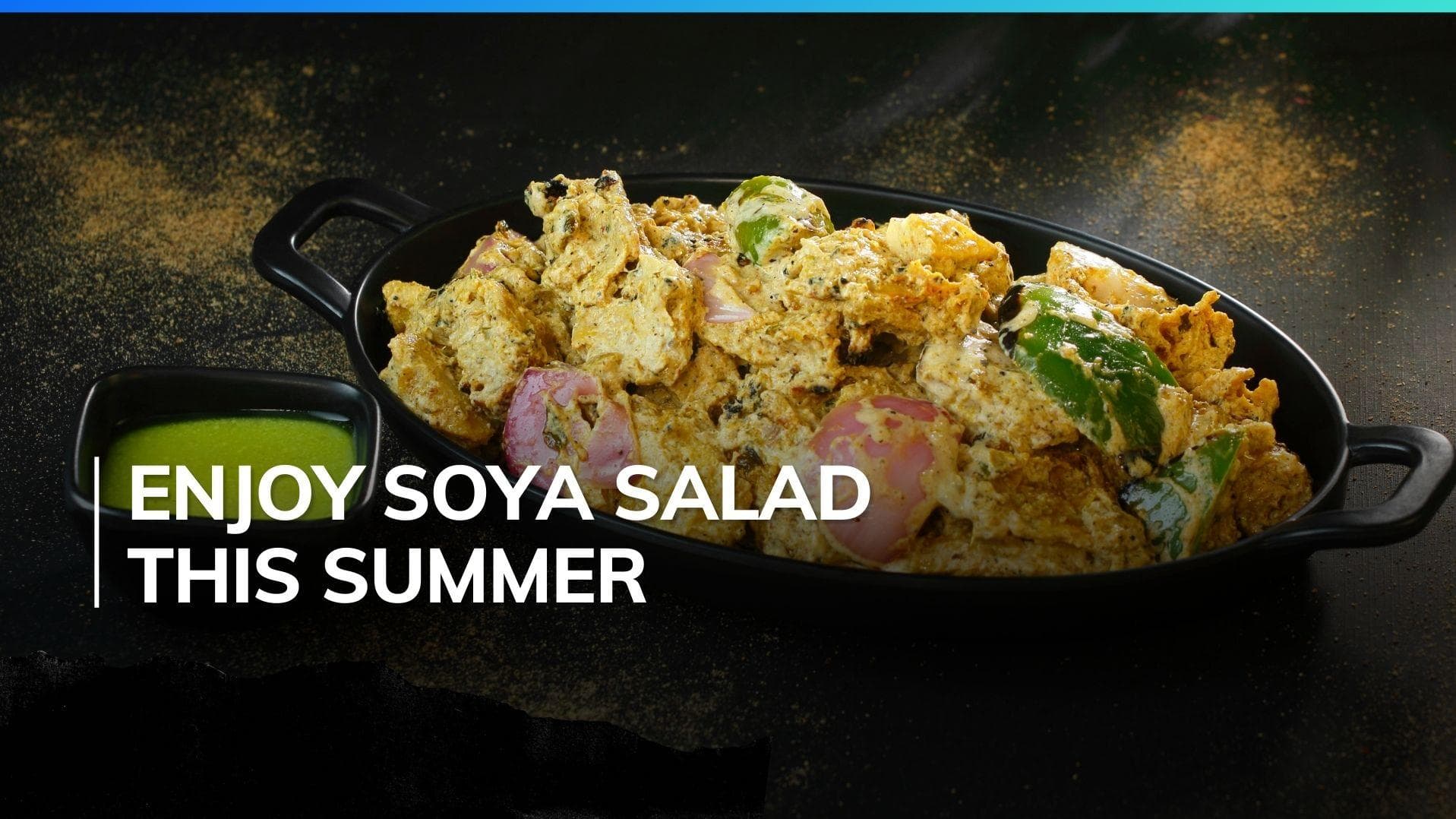 Salad doesn't have to be boring, try this protein rich soya nuggets salad recipe this summer