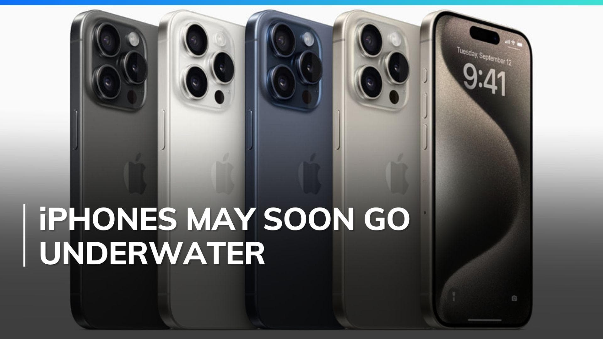 Apple patent hints at potential "Underwater Mode" for iPhones