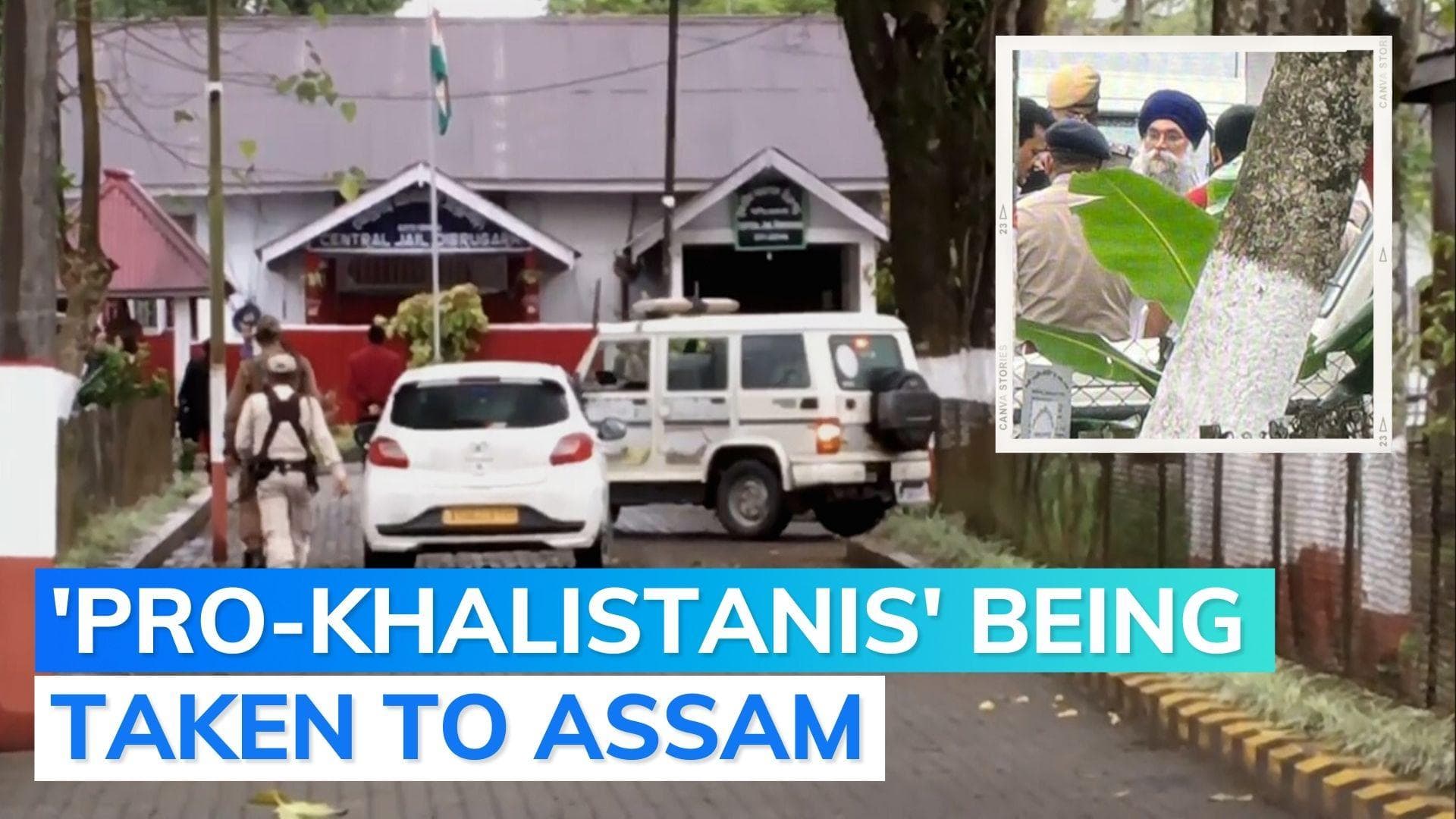 Watch: Amritpal Singh's uncle brought to Dibrugarh central jail in Assam