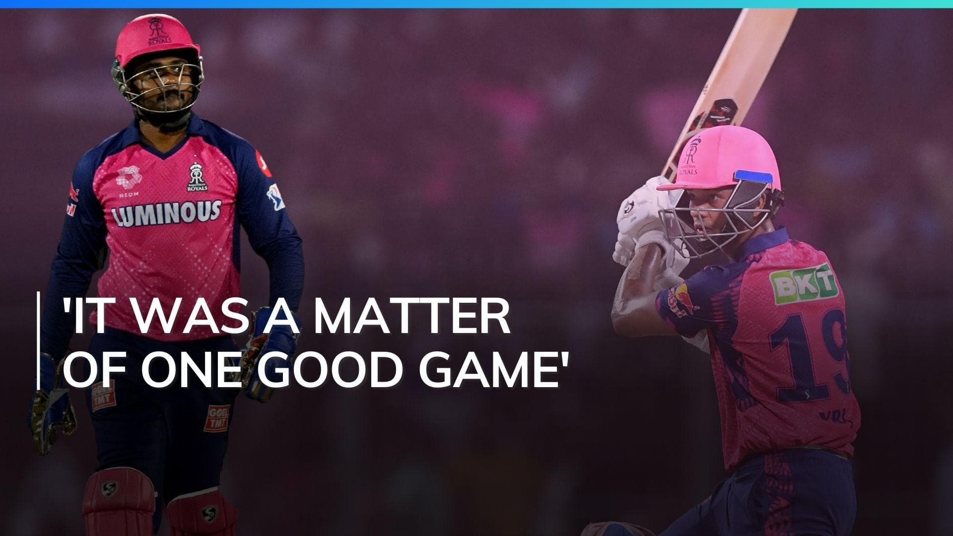 'He doesn't need advice': Sanju Samson hails centurion Jaiswal after his knock against MI | IPL 2024