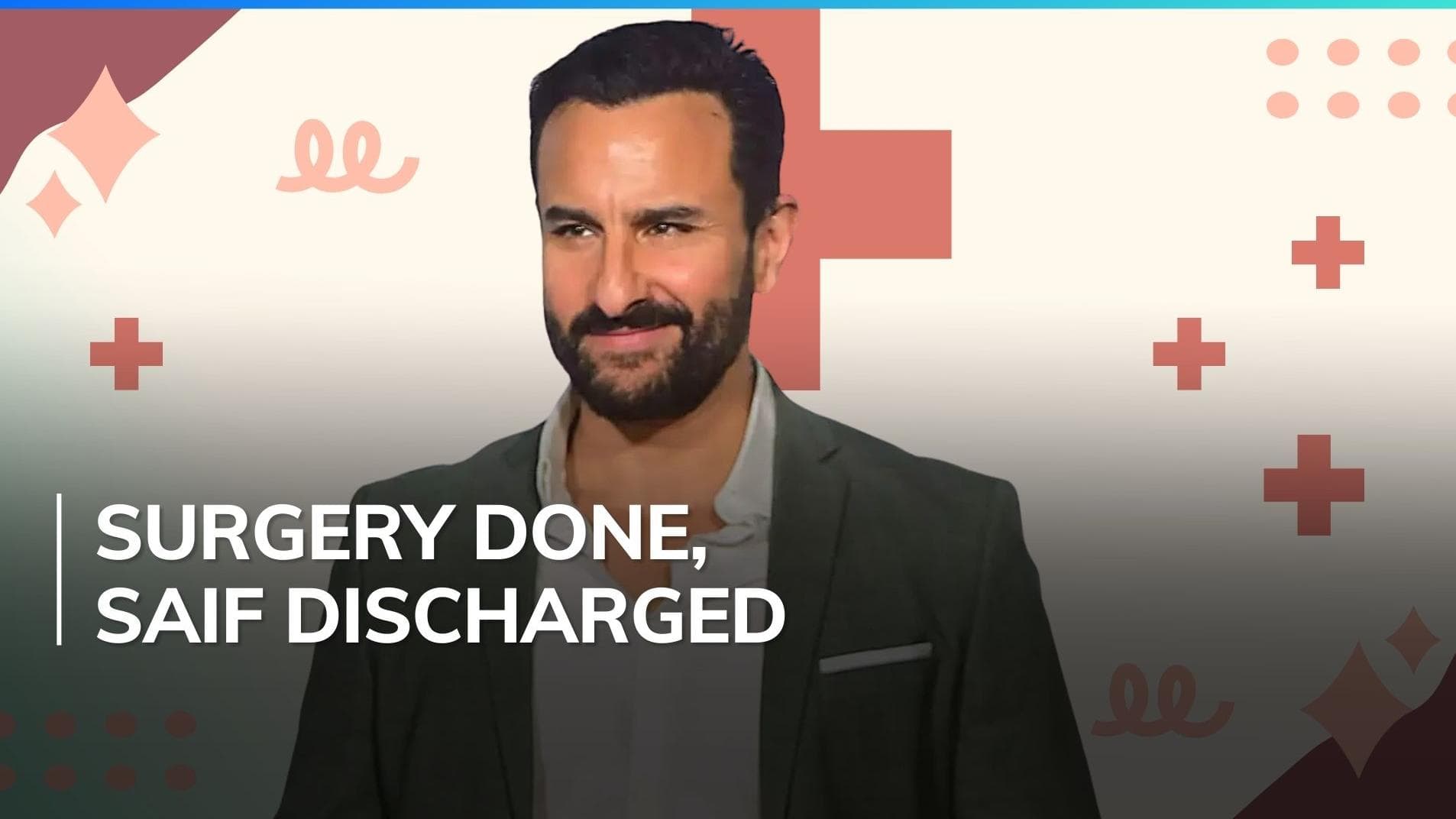 Watch: Actor Saif Ali Khan leaves hospital after undergoing surgery 